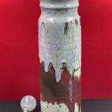 superb flared roller vase signed Les Salicornes Van Duser Lesburgueres 34 cm