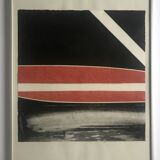 Pierre FICHET, Untitled, c. 1969. Embossed lithograph signed in pencil