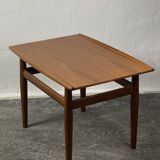 Danish teak coffee table by Grete Jalk, Møbelfabrik, 1960. Rare model