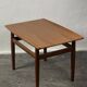 Table basse danoise de Grete Jalk en teck, Møbelfabrik, 1960. Rare modèle