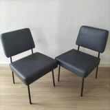 Paire de fauteuils hollandais années 60 - vintage design