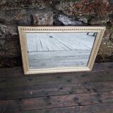 Old wall mirror - Wood and gilded stucco - 1940