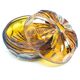 Art Deco bonbonniere, crystal, Moser, Czechoslovakia, 1930s