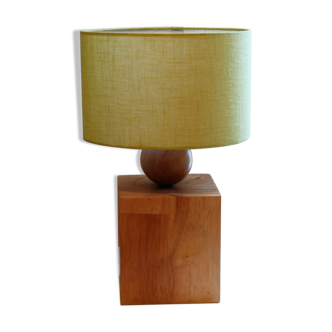 Lampe en bois d'Hévéa