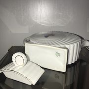 Duo cafetière et sucrier en porcelaine Made in Slovakia