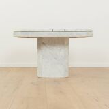 1980s marble coffee table