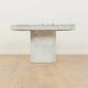 Table basse en marbre des années 1980