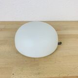 Vintage opaline ball wall light, half sphere