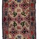 Tapis Hooked antique américain – 76 x 175 cm – Motif floral - 1C981