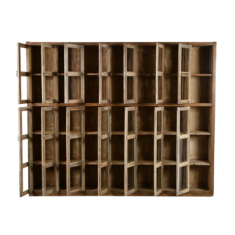Armoire vitrée à 35 casiers