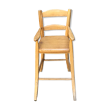 Children's high chair solid wood