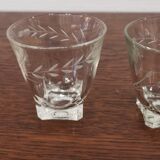 Ensemble de 10 verres apéritif Français Cordial BVB