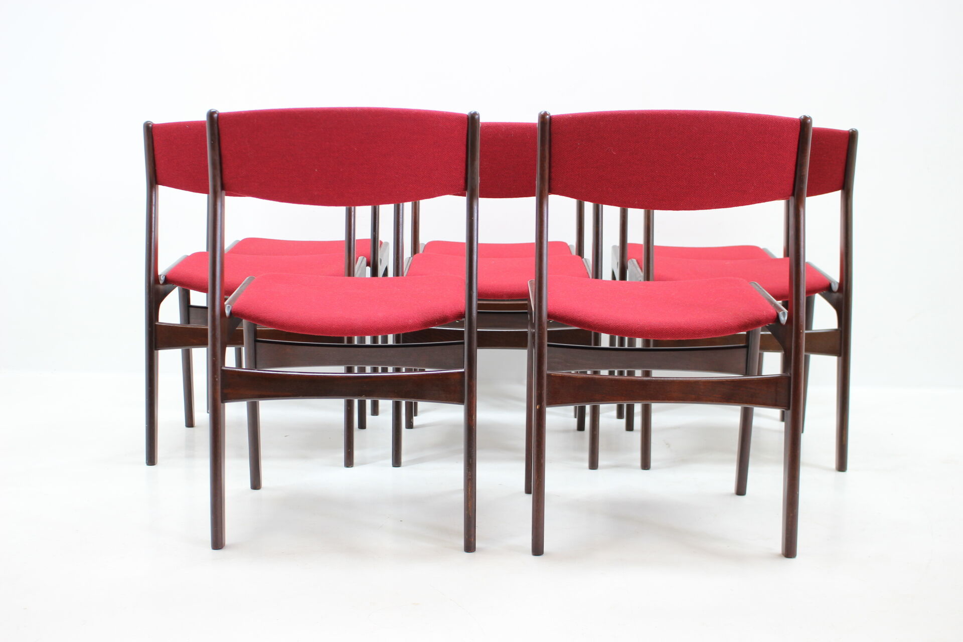 1960s Set of 8 Palisander Dining Chairs, Denmark