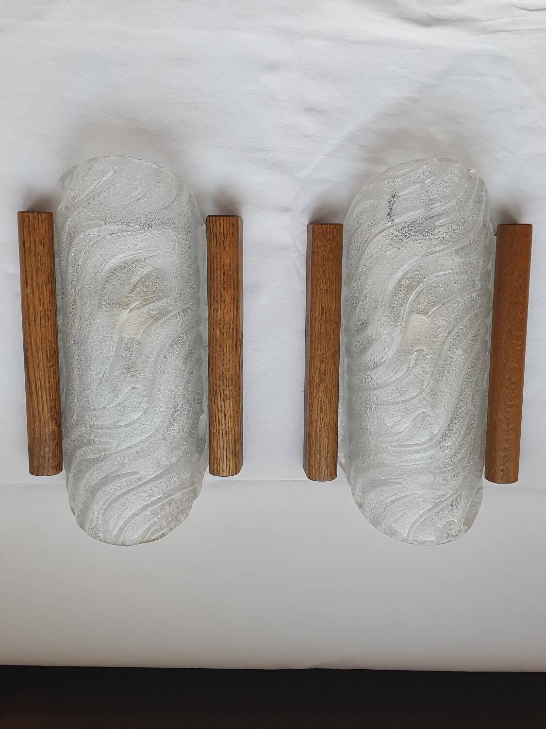 Pair of Fisher Leuchten wall lights