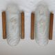 Pair of Fisher Leuchten wall lights