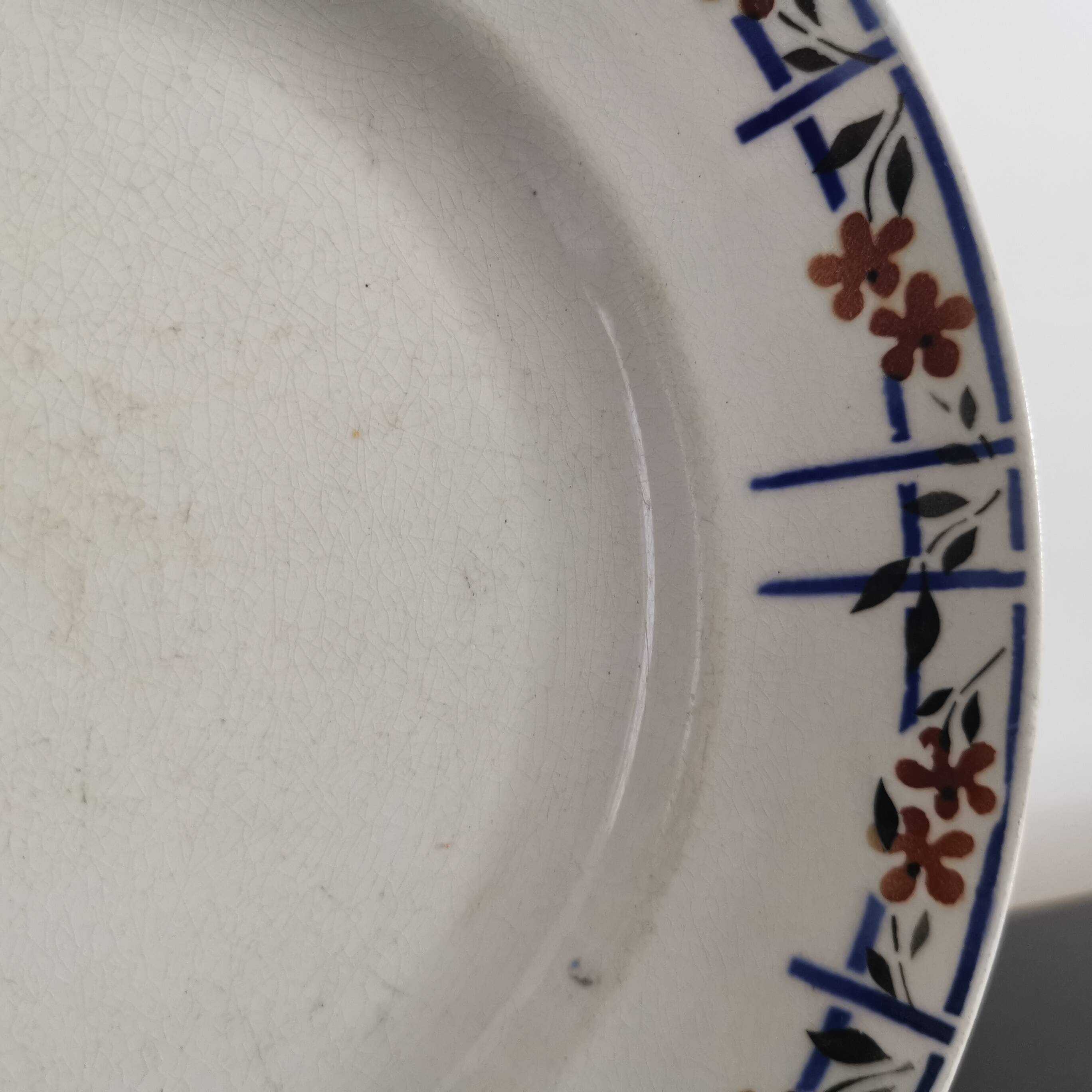 Earthenware soup plates, Moulin des Loups Orchies