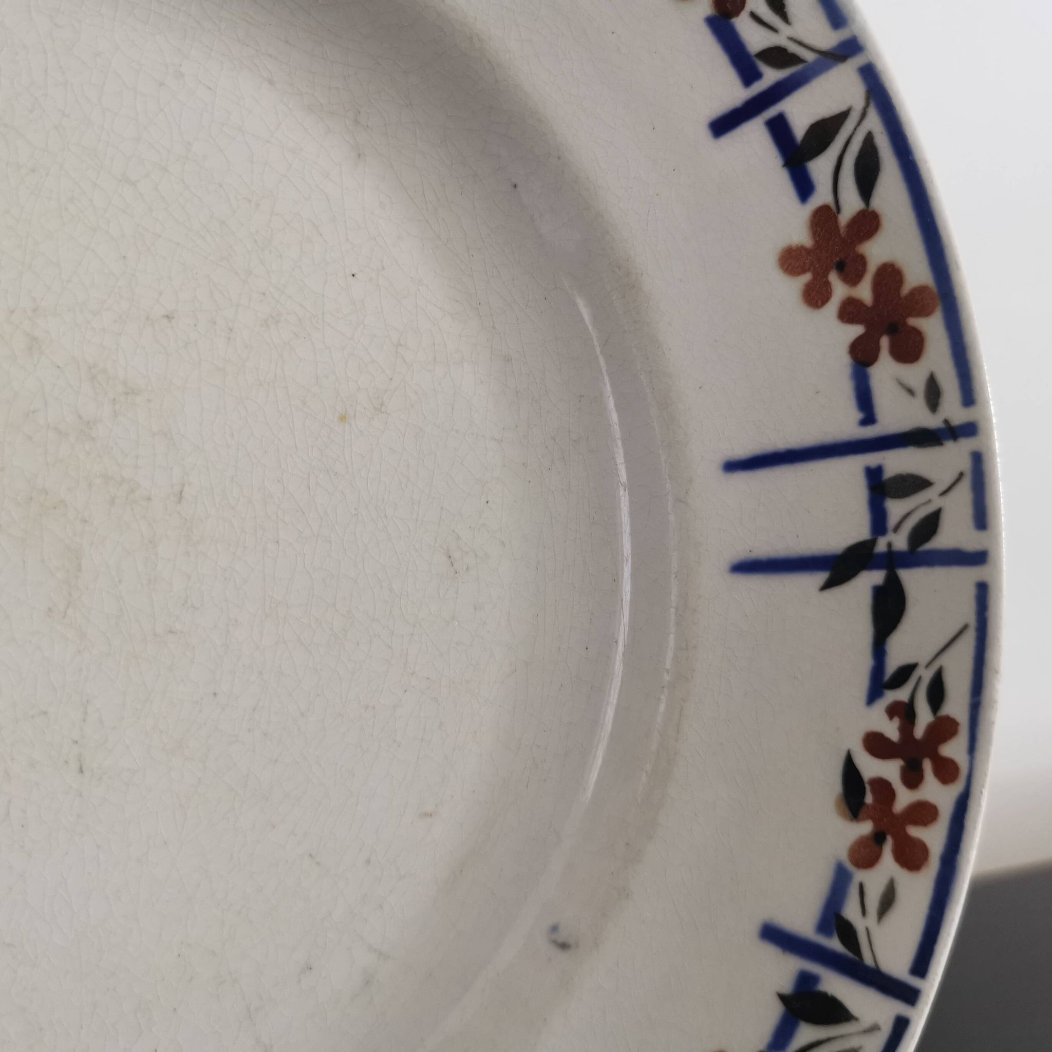 Earthenware soup plates, Moulin des Loups Orchies