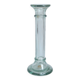 Glass candle holder
