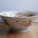 Saladier former earthenware butterflies Badonvilliers