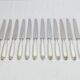 ALFENIDE - 12 SILVER-PLATED TABLE KNIVES