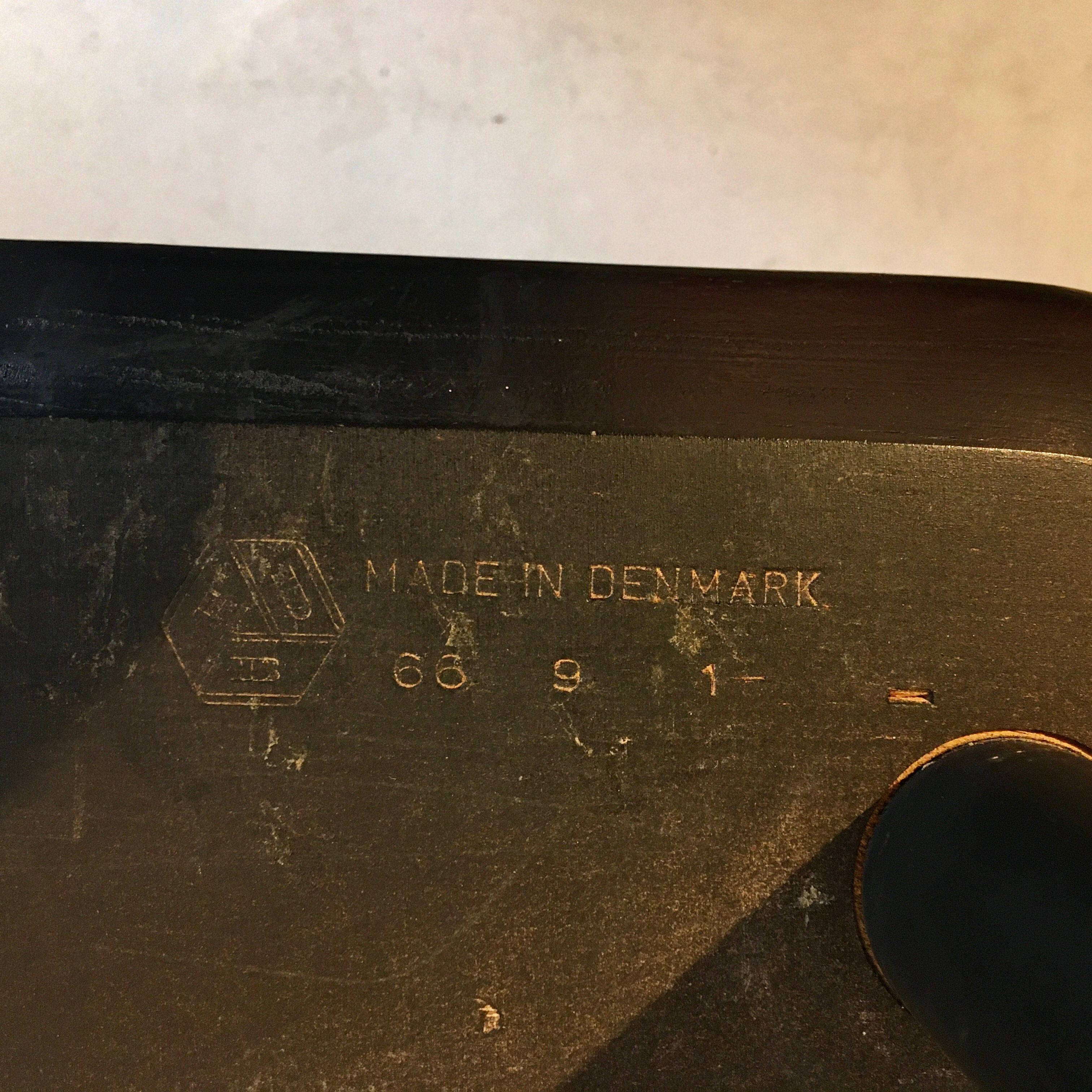 Pair of Black Chairs by Folke Palsson for FDB MOBLER Denmark 1966