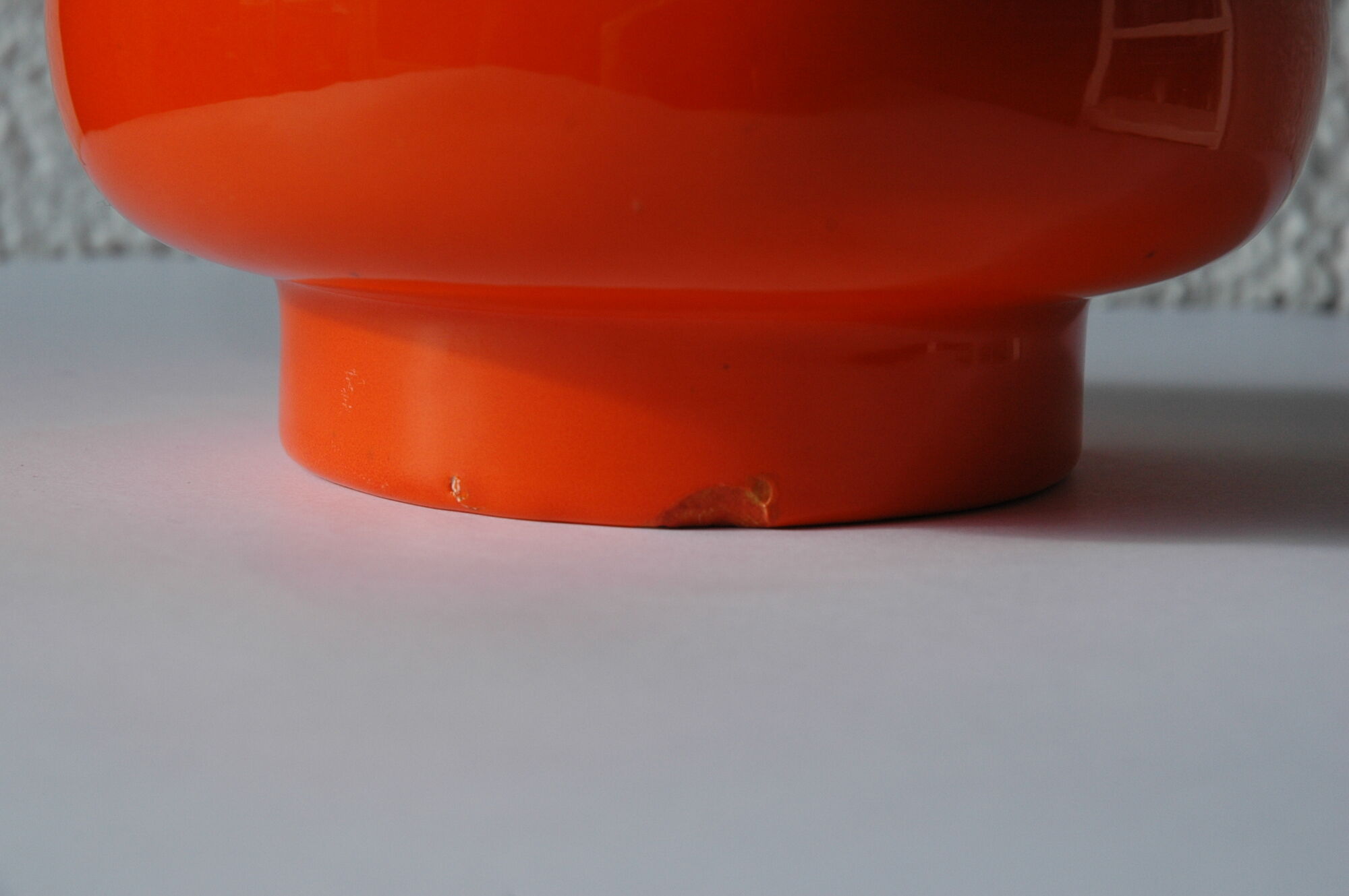 Vacuum-Pocket ceramic Orange Vintage Italian Design