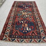 Tapis ancien du Caucase, kazak cloud band, circa 1880