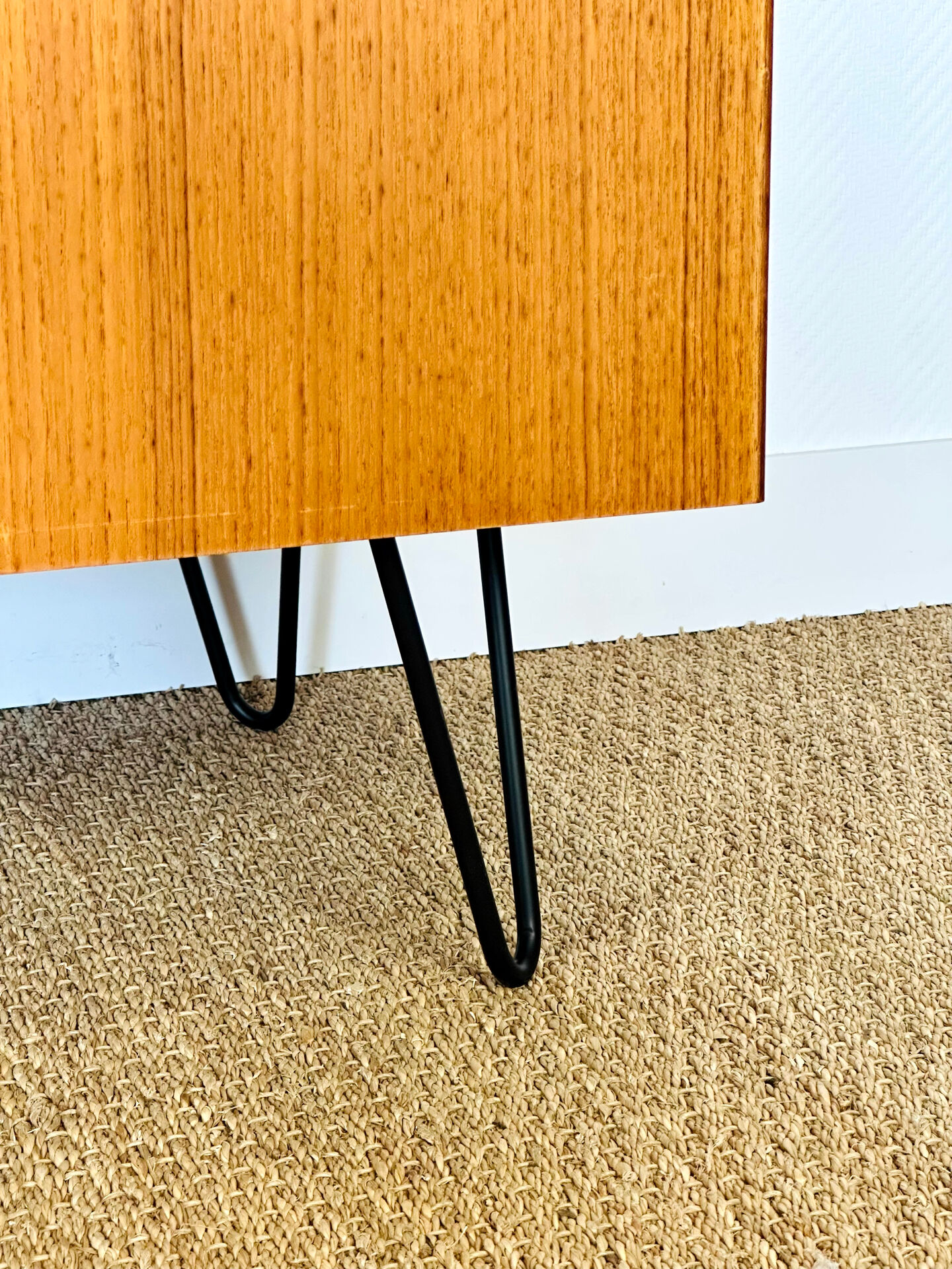 1960s minimalist Scandinavian teak sideboard