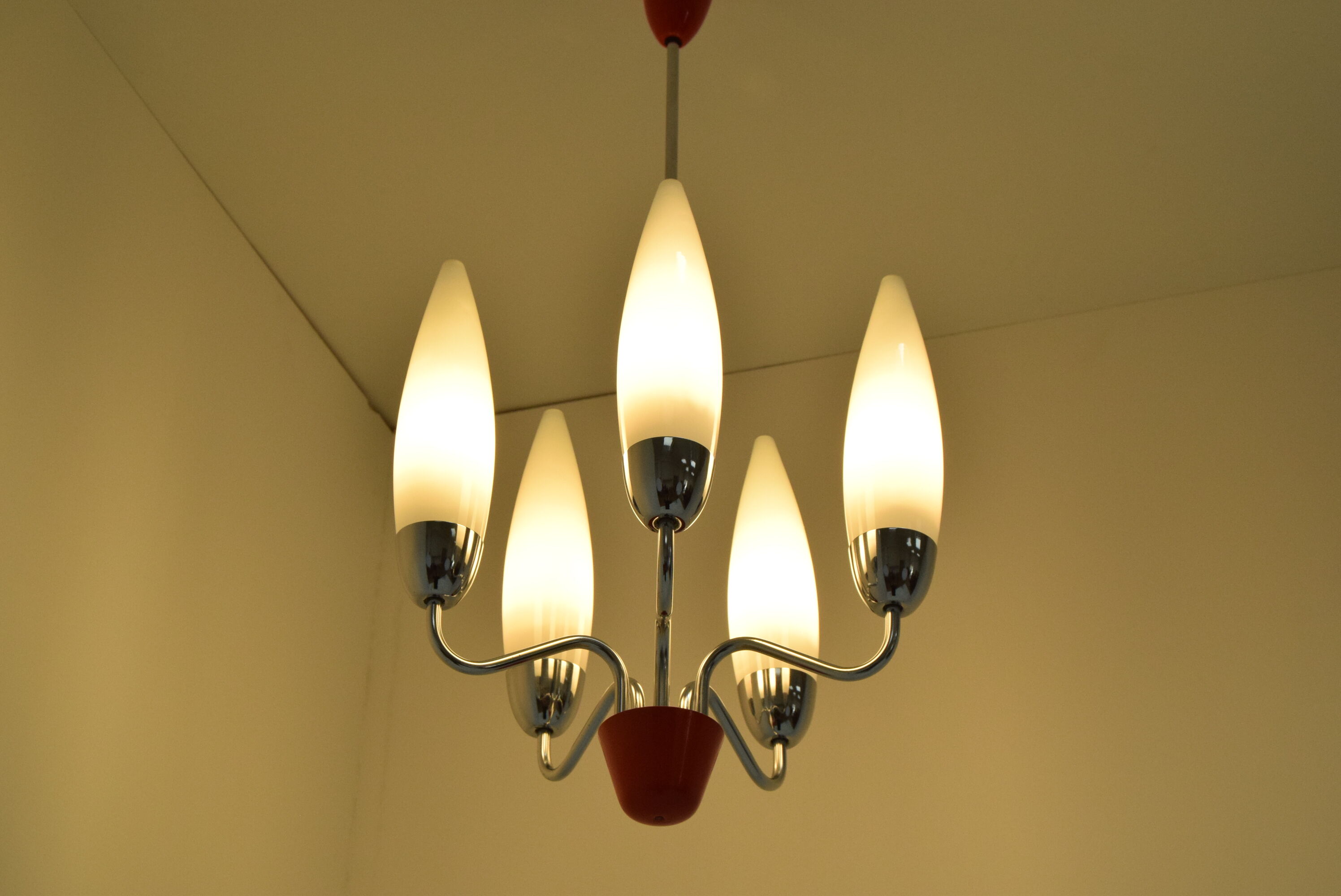 Mid-century design chandelier/napako,1960's.