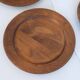 Set of Sacndinavian wooden plates 1960