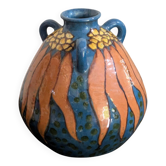 Vase céramique Émile Simonod – Art déco – Pièce rare