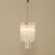 Chandelier en verre Tronchi de Venini, années 1970