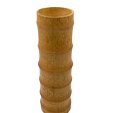 Vase en bambou Hollywood Regency, Italie 1970