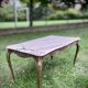 Louis XV style solid marble coffee table - Vintage Rococo