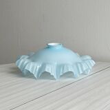 blue opaline glass pendant lamp