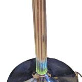 G. frattini pour relco lampadaire vintage chrome et tiges en verre