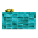 Table basse en Zellige moderne bleu turquoise