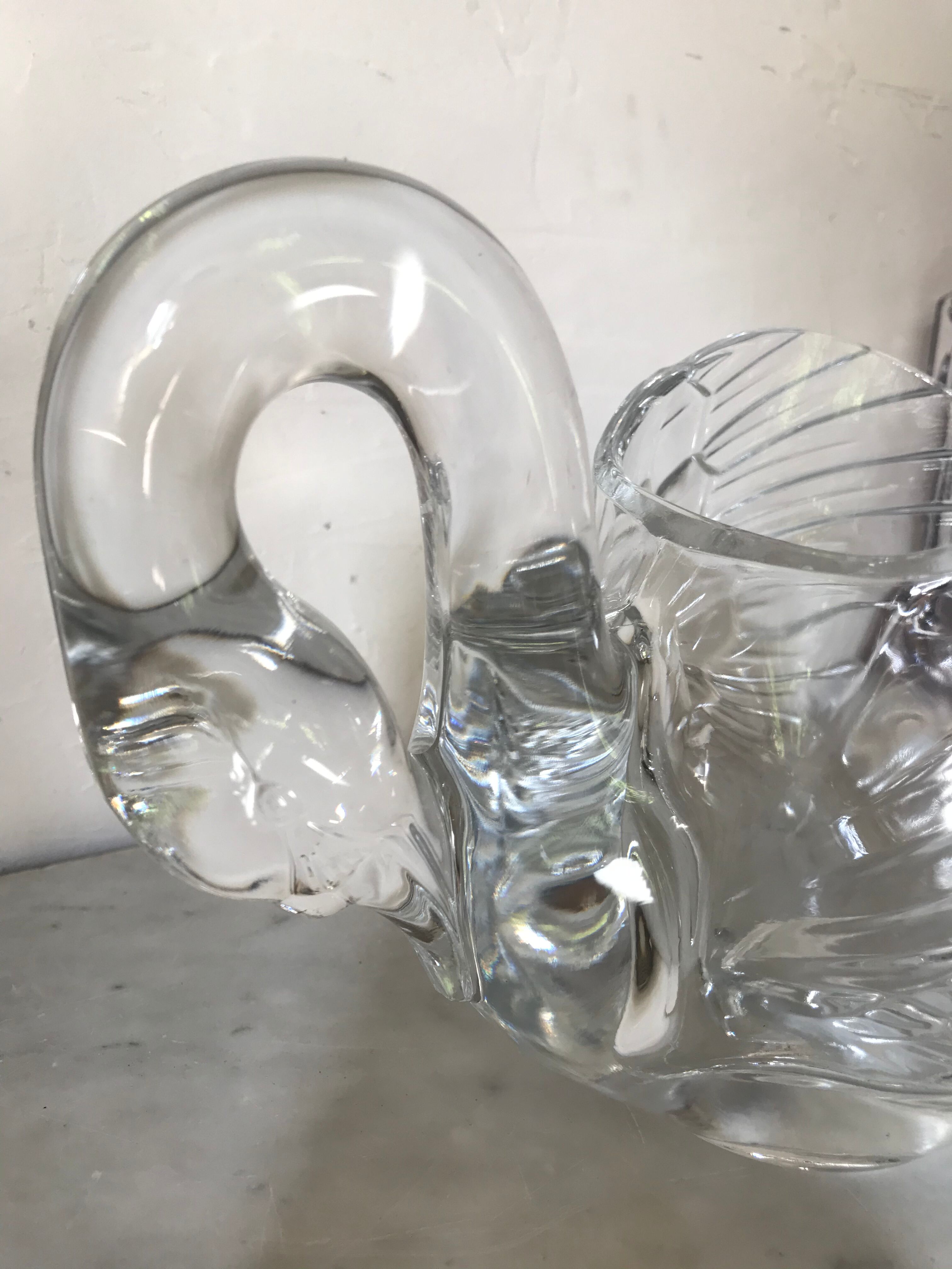 Crystal swan cup