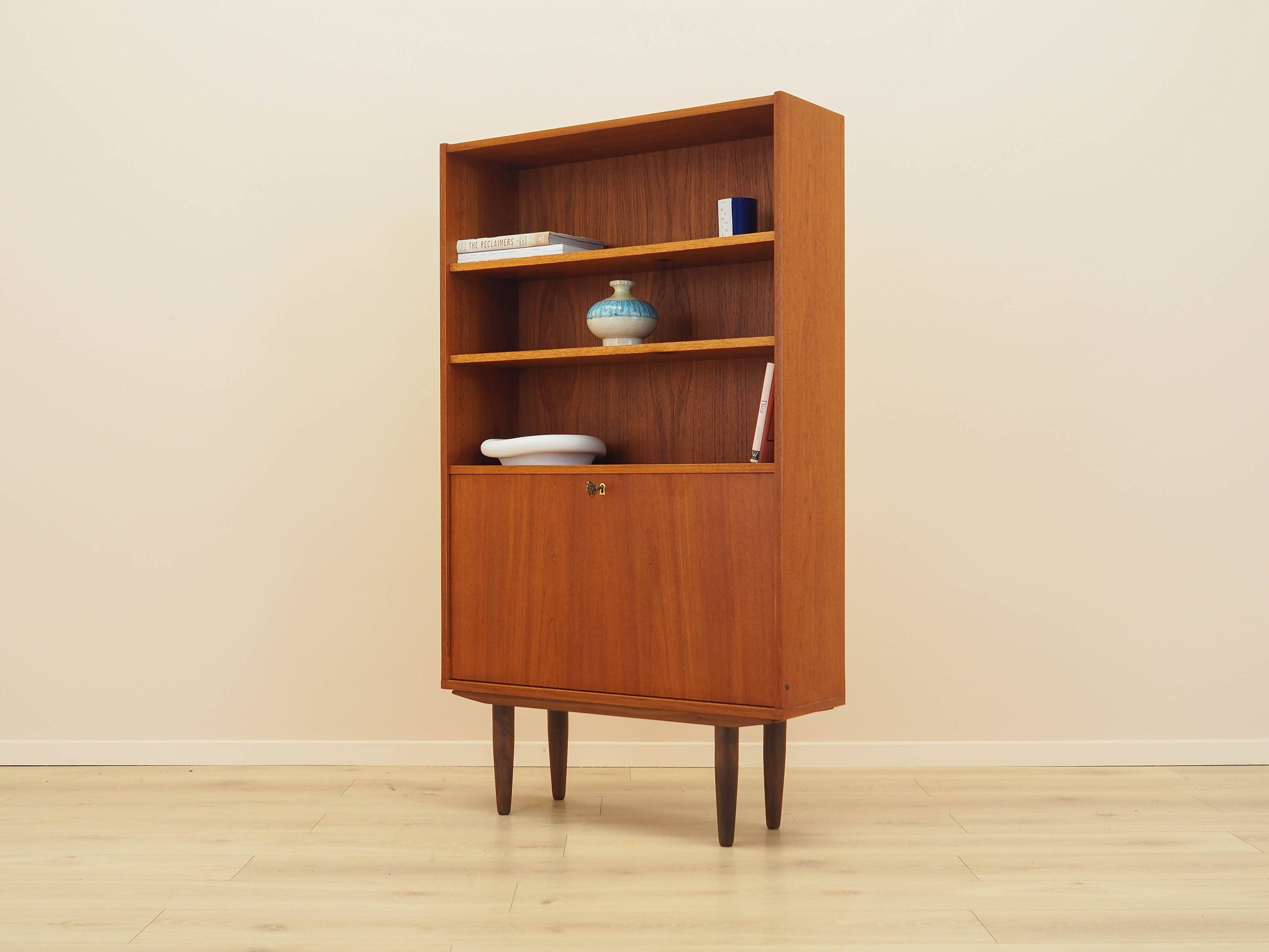 Teak bookcase, Danish design, 1970s, made in Denmark