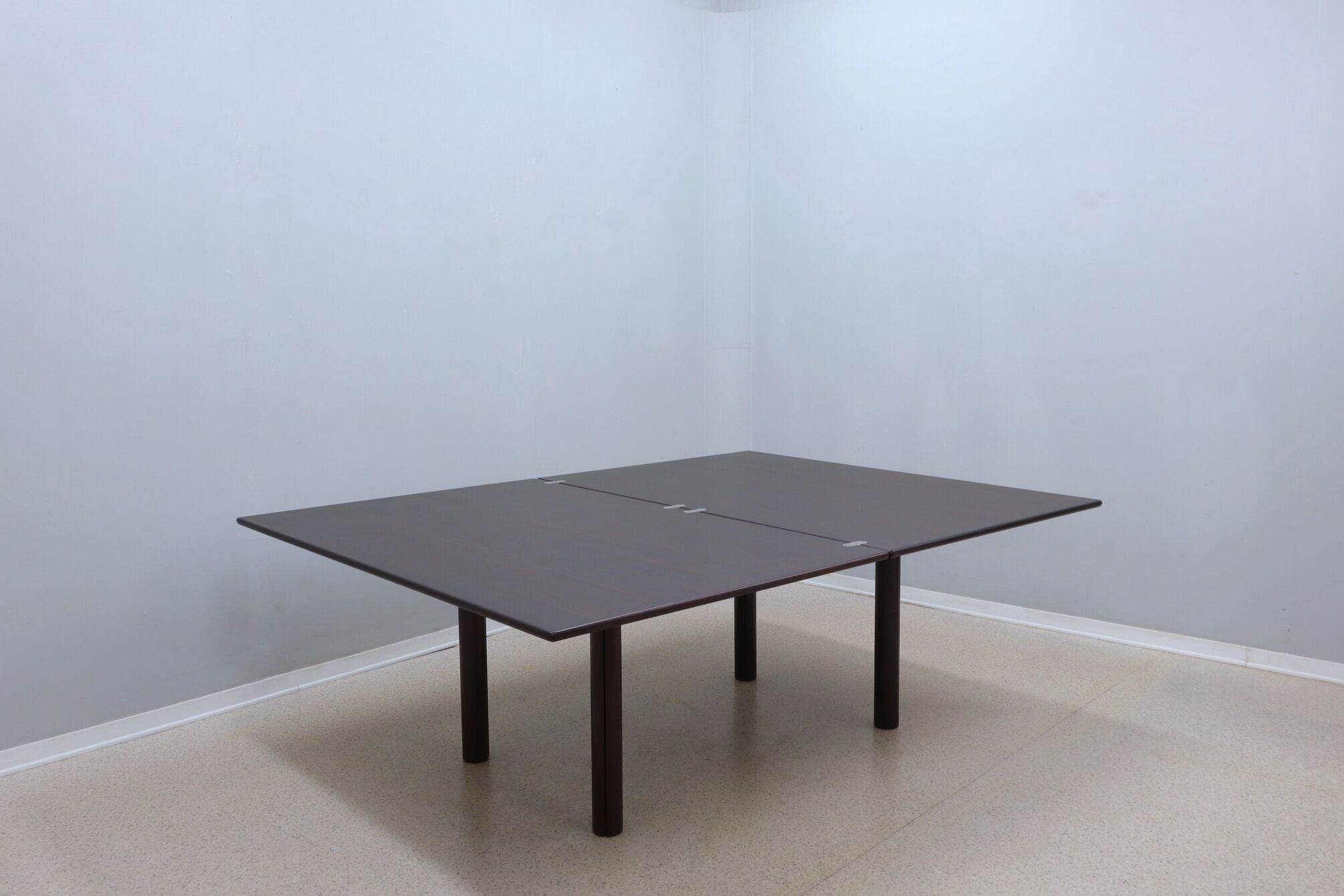 Tobia Scarpa vintage extendable dining table GAVINA 1960s