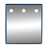 Illuminated mirror Gedy, Italy 1970s