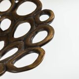 Solid brass fruitbowl