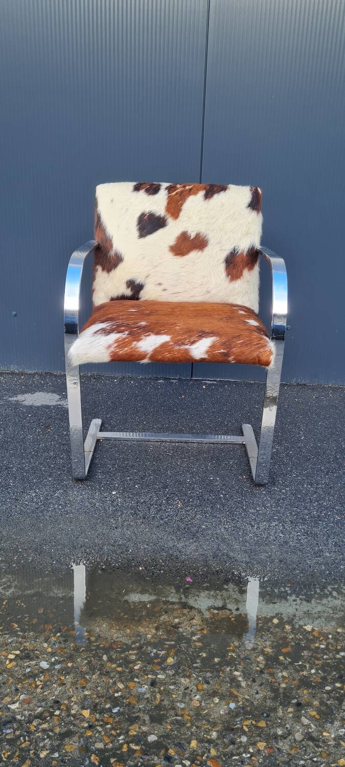 Brno flat bar armchair by ludwig mies van der rohe