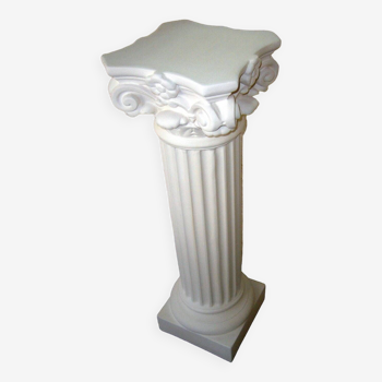 Colonne corinthienne en staff 100cm