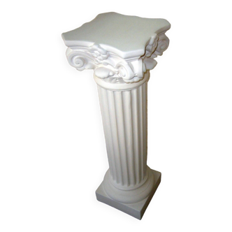 Colonne corinthienne en staff 100cm