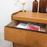 Chevron veneer chiffonier