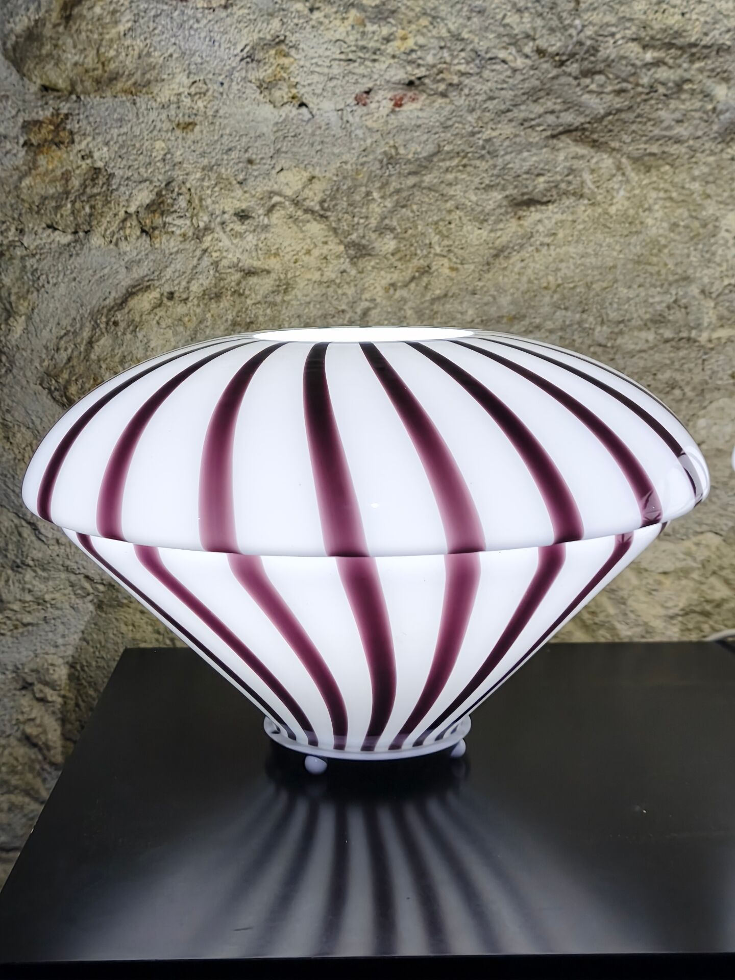 Authentic vintage blown glass lamps