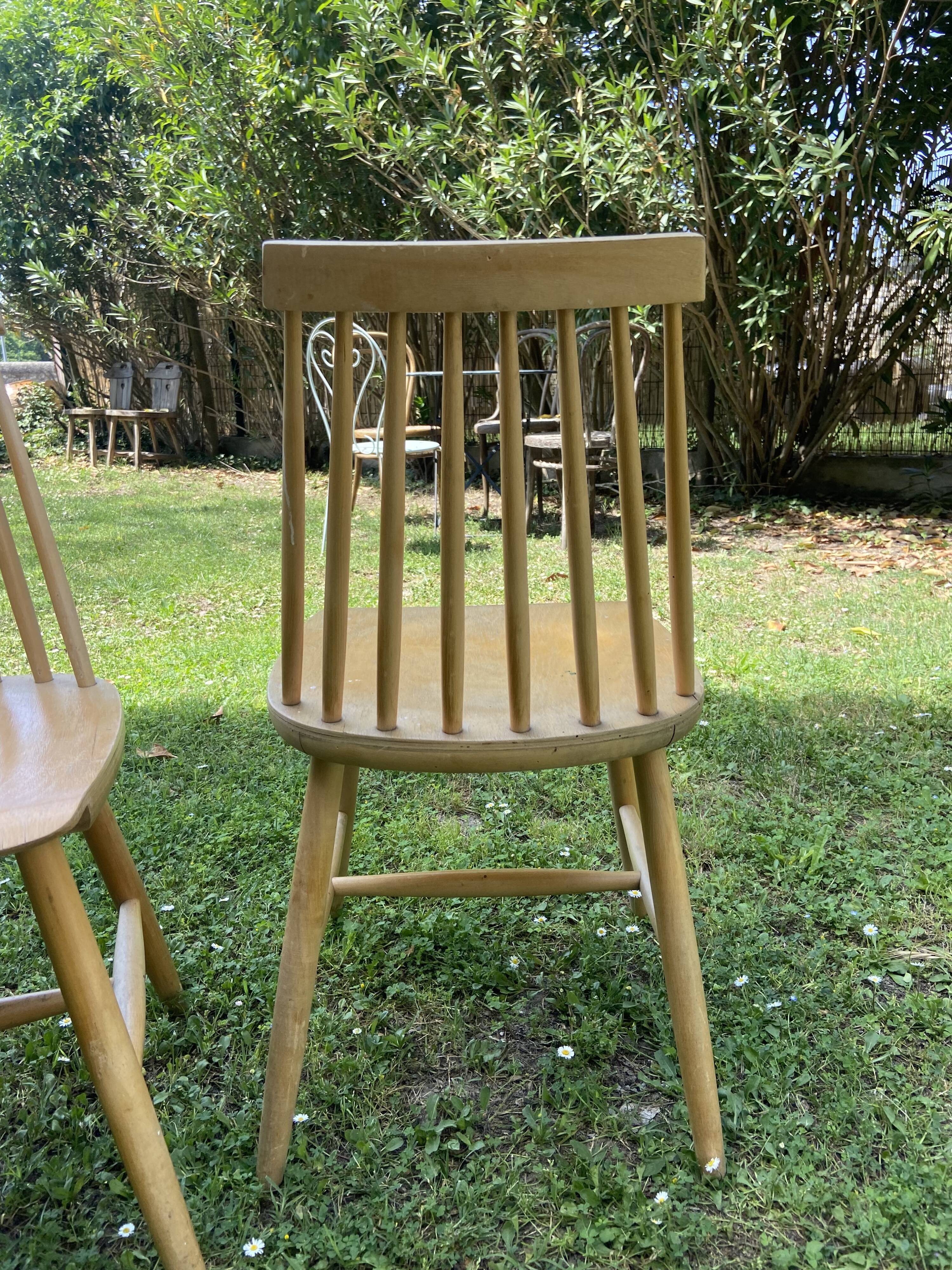 Trio of vintage Scandinavian chairs