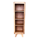 Etagere haute en bois pietement compas vintage 1950