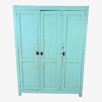 Wooden cloakroom 3 doors